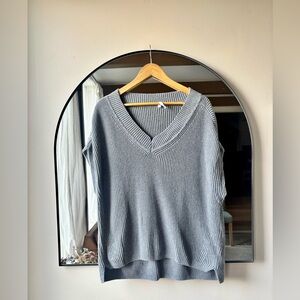 PAPER LABEL | cotton sweater vest | size medium (oversized fit)